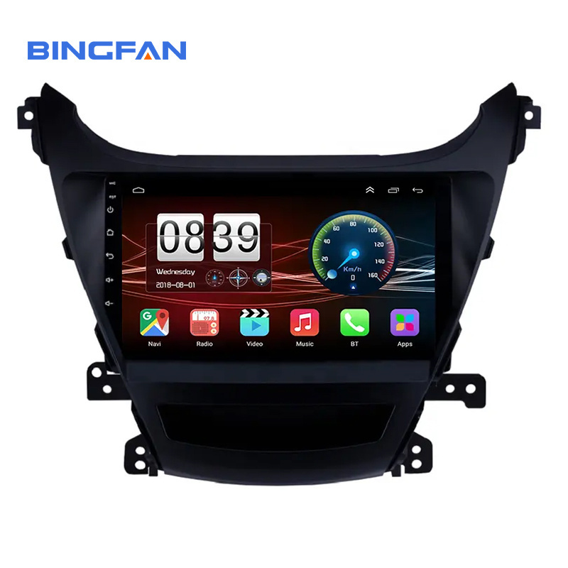 Supply Android 10 Car Radio for Hyundai Elantra 2014-2016 2.5D Touch Screen Car Radio support Carplay