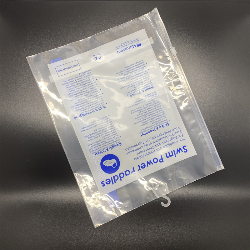 clothing packaging plastic bag with plastic zipper with slider white matte zipper bag hoodies apparel packaging