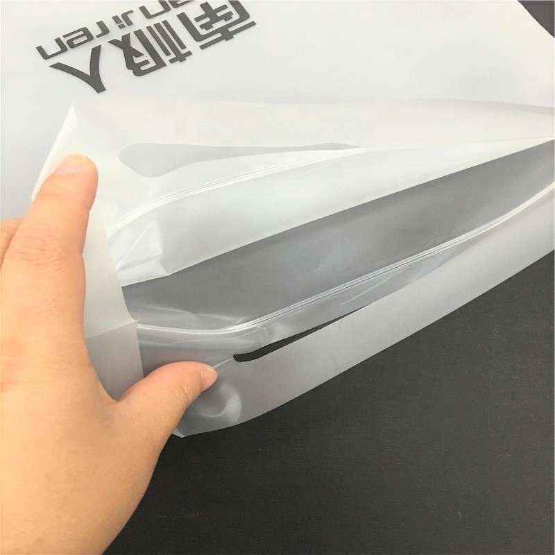 self sealing adhesive clear plastic opp poly bags poly bag with zipper for makeup brush