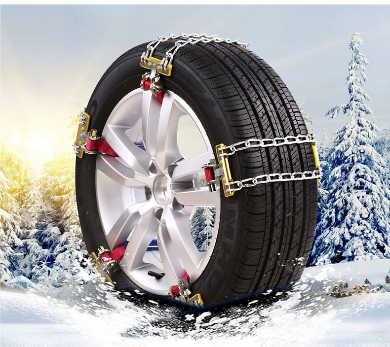 Wheel Tire Snow Anti-skid Chains For Car Truck SUV Emergency Winter Universal Tire Snow Chains