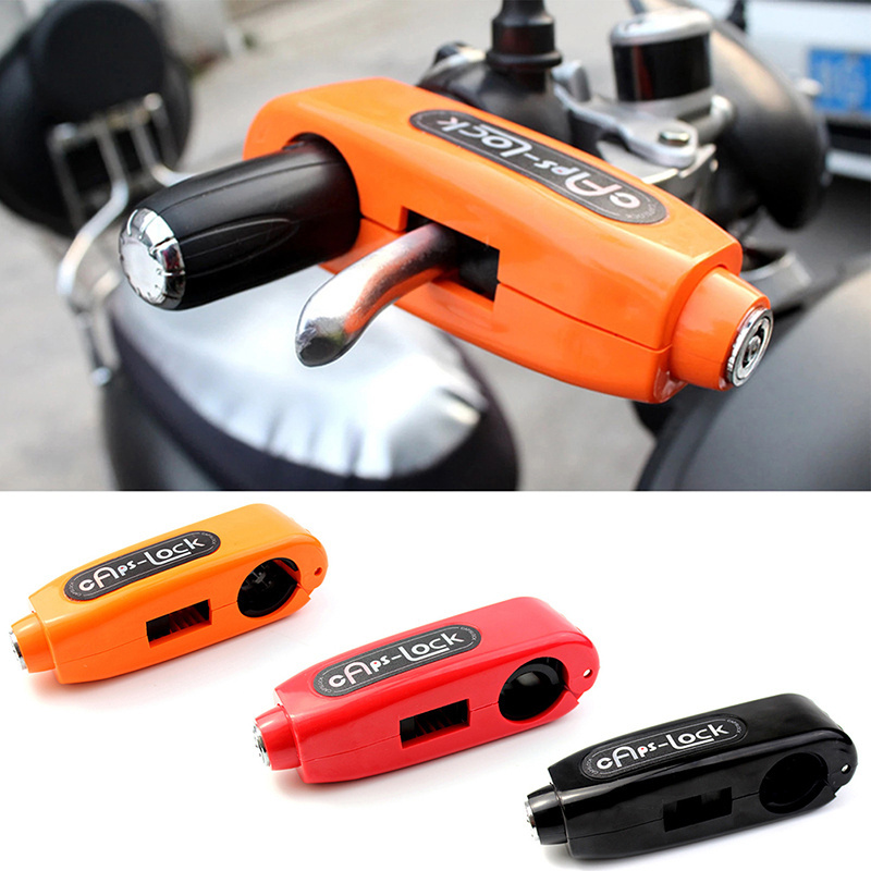 Motorcycle Handlebar Lock Handlebar Brake Handle Lock Pull Imitating Bikes Dirt Lock Steal Rod Anti Street Theft