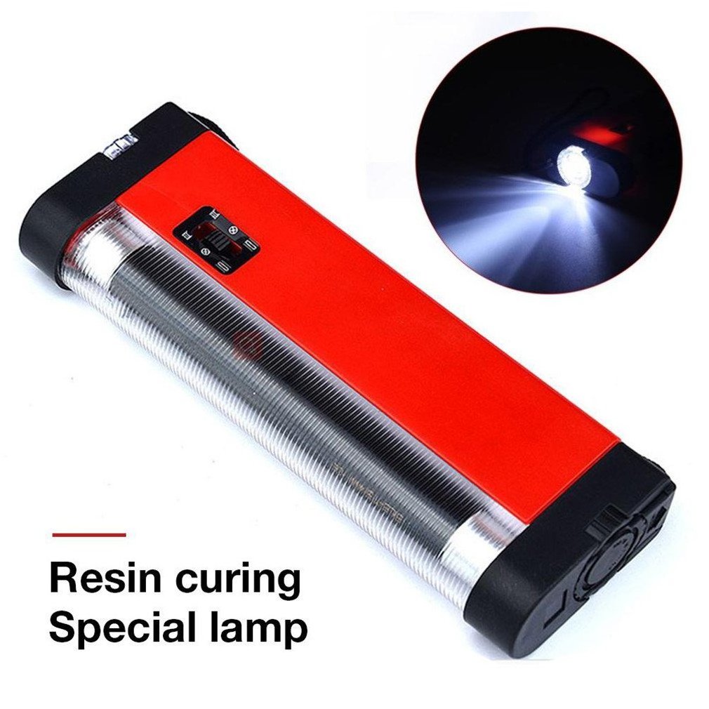 Professional Resin Curing Special Lamp UV Lamp Curing Resin Glue Glass Cure Ultraviolet Car Windshield Glass Crack Repair Tool