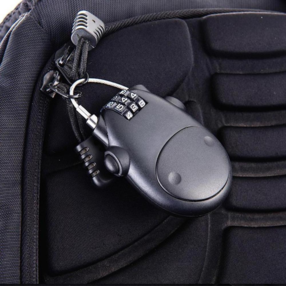 Universal Password Lock Telescopic Wire Rope Steel Cable Code Lock Suitcase Car Sled Motorcycle Helmet Digit Password Lock