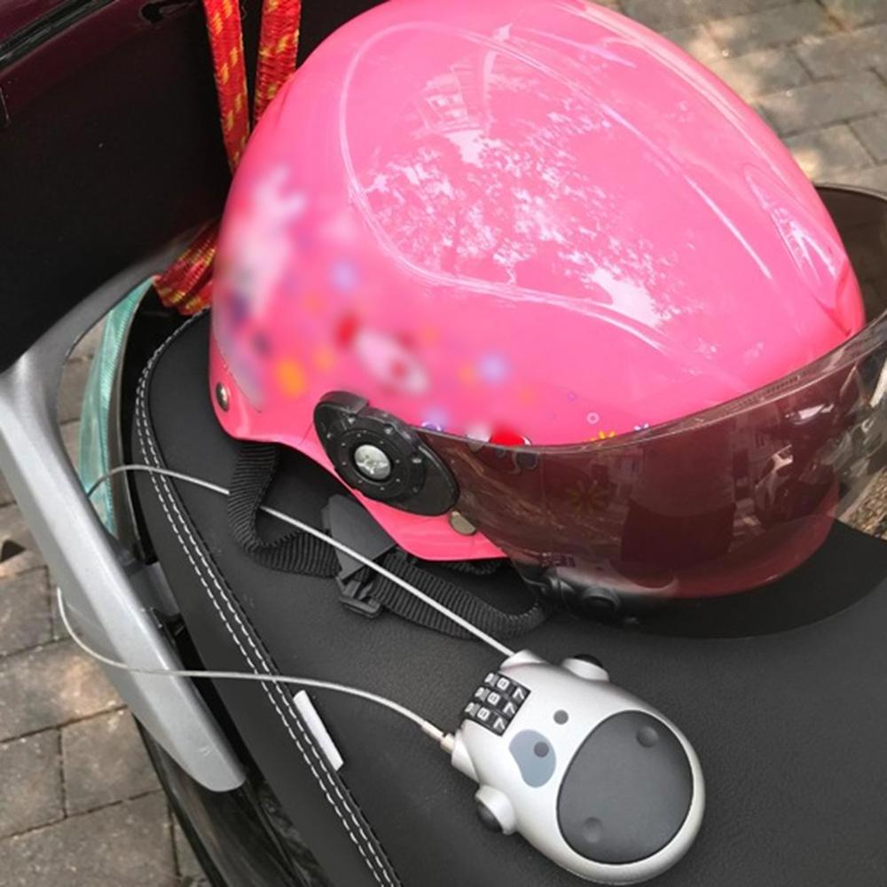 Universal Password Lock Telescopic Wire Rope Steel Cable Code Lock Suitcase Car Sled Motorcycle Helmet Digit Password Lock