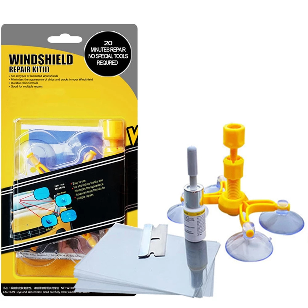 Windshield Repair Kit Car Window Glass Scratch Crack Restore Repair Tools Car Window Screen Polishing Car Styling