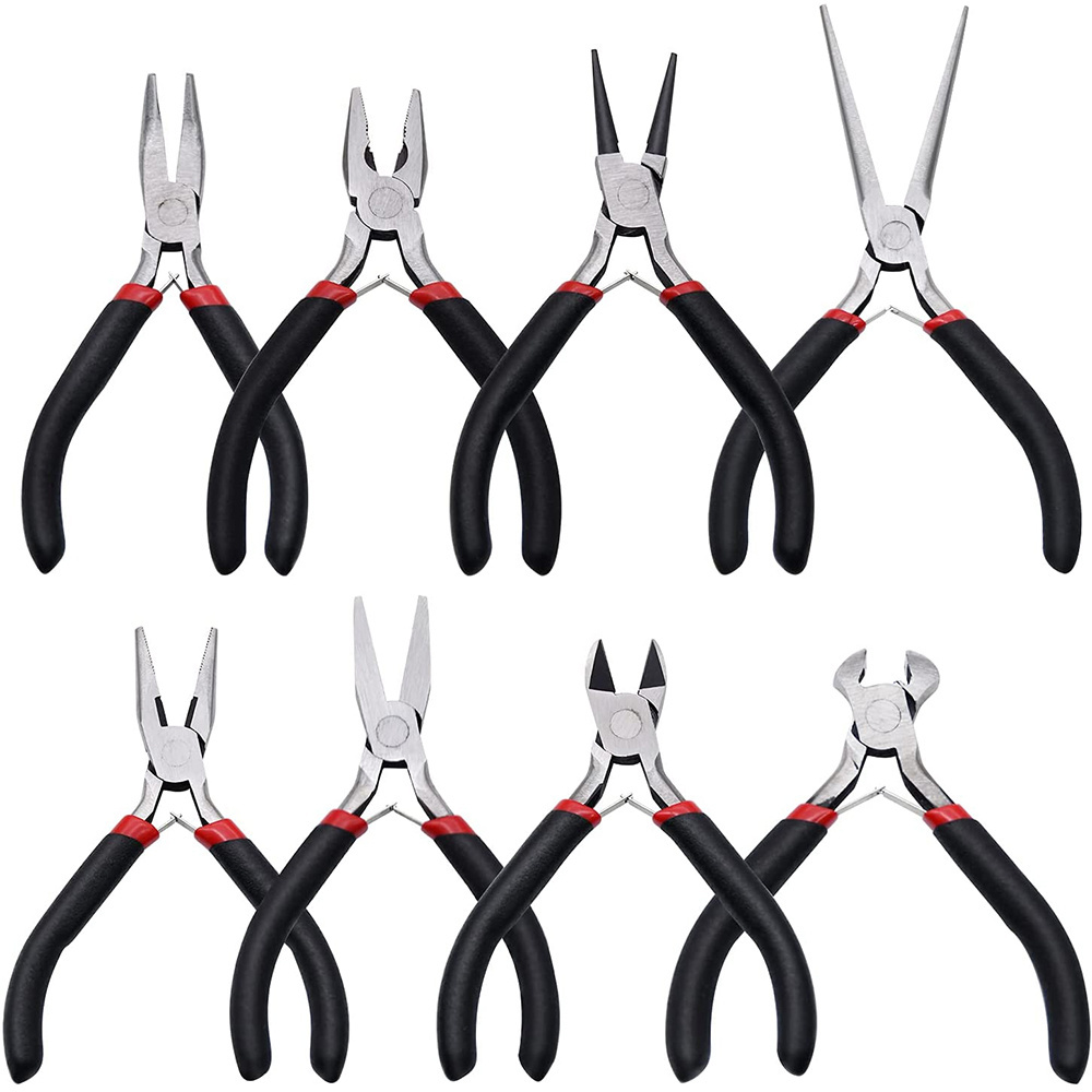 High Quality Small Mini Black Long Nose Jewelry Pliers Jewelry Tools Pliers For Jewelry Beading Making