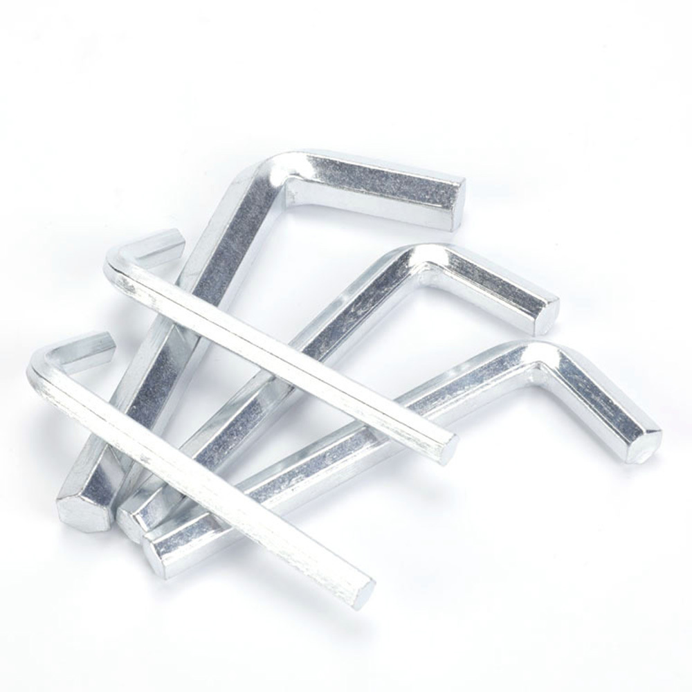 Simple Handle Alloy Steel L Type Hex Allen Key Wrench Furniture Install L Hex Wrench Galvanized Surface Wrench Socket