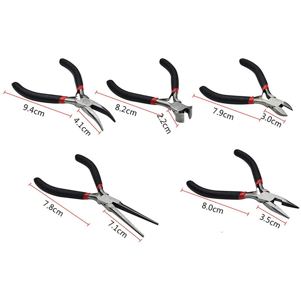 High Quality Small Mini Black Long Nose Jewelry Pliers Jewelry Tools Pliers For Jewelry Beading Making