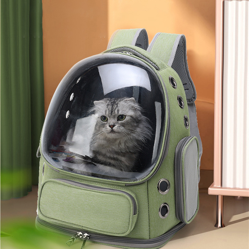 Hot Sell Breathable Portable Custom Carrier Bag for Dogs Cats Small Pet with Dog Cat Bubble Travel Outdoor Bags Pet Backpack