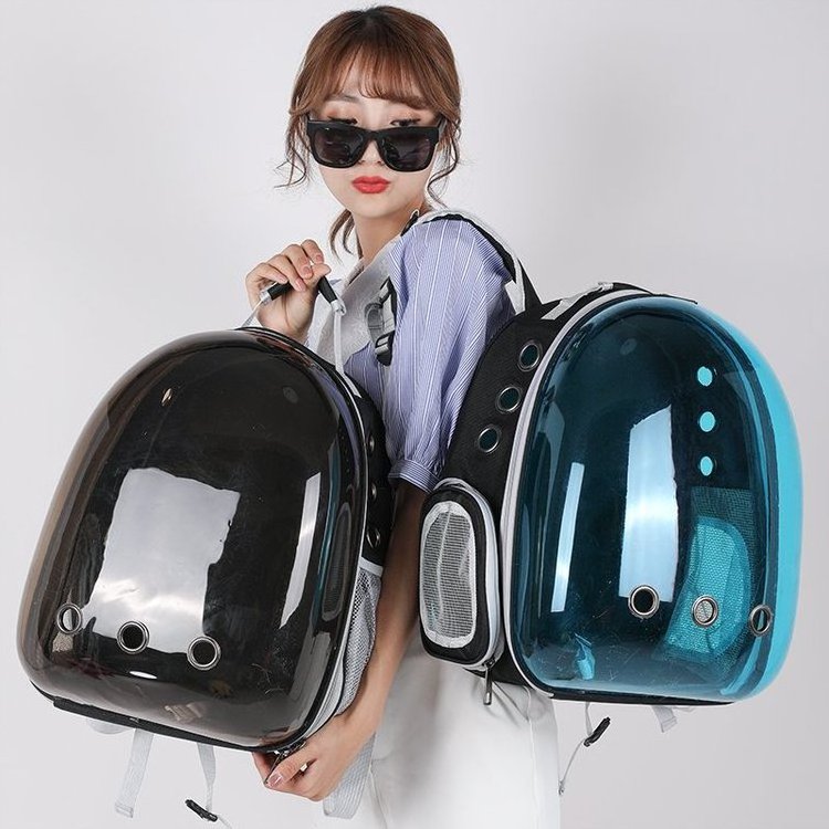 Big Space Breathable Designer Cat Dog Travel Carrier Bag Pet Bubble Backpack