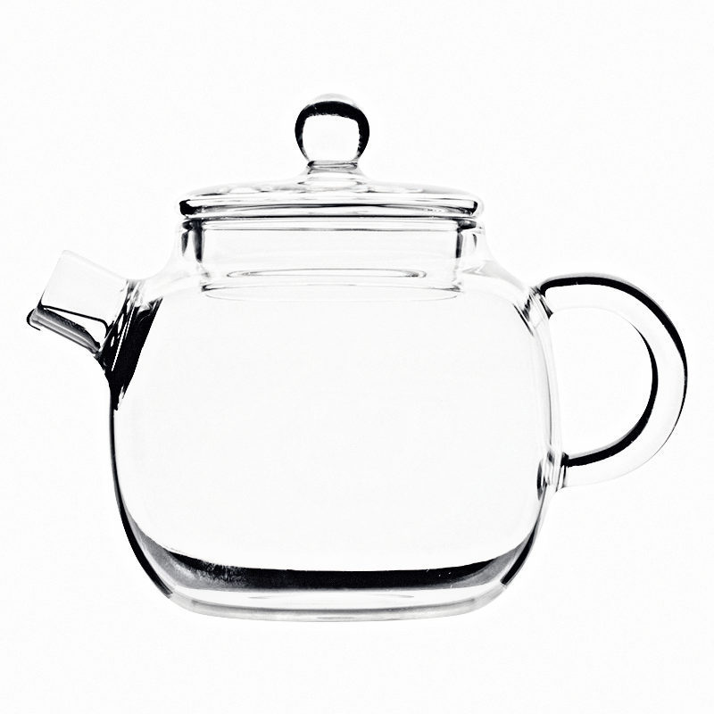 Mini 150ml Clear Glass Teapot Handmade High Borosilicate Gongfu Tea Pot with Infuser for Chinese Coffee or Drinkware Use