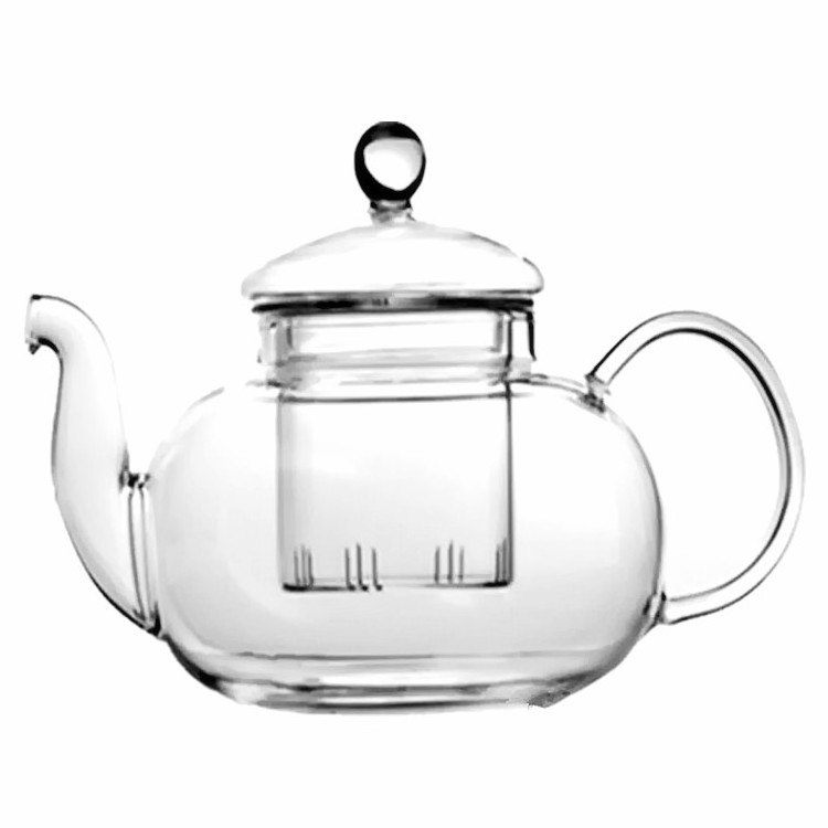 Glass Tea Pot With Removable glass Infuser and Steeper Tea maker