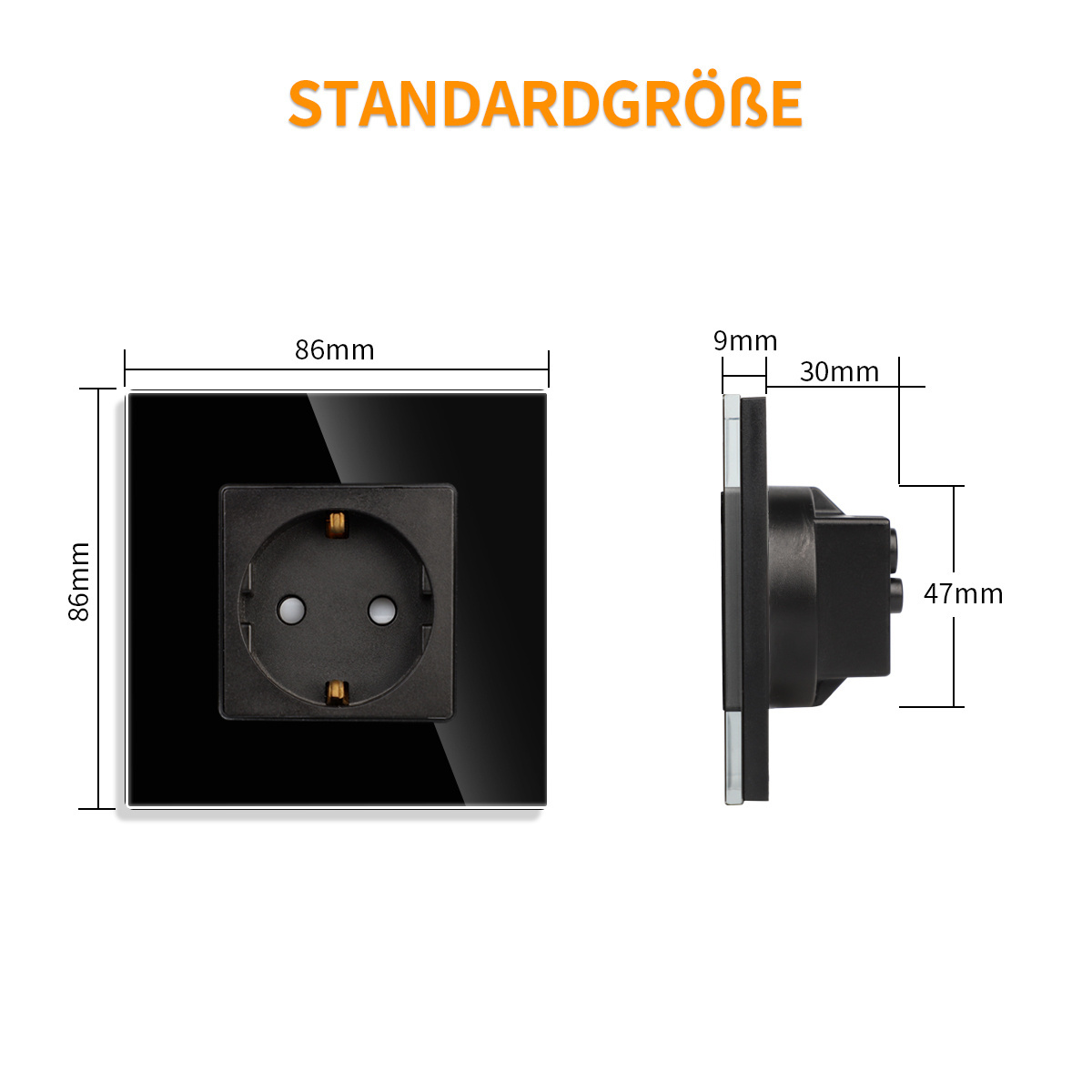 Bingoelec EU electric switch and socket switch 220V ,  zigbee 16A Germany socket  with led indicator and sockets