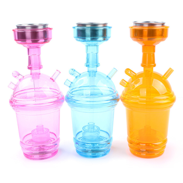 High Quality Cheap Wholesale Frosted Plastic Car Led Hookah Light Portable