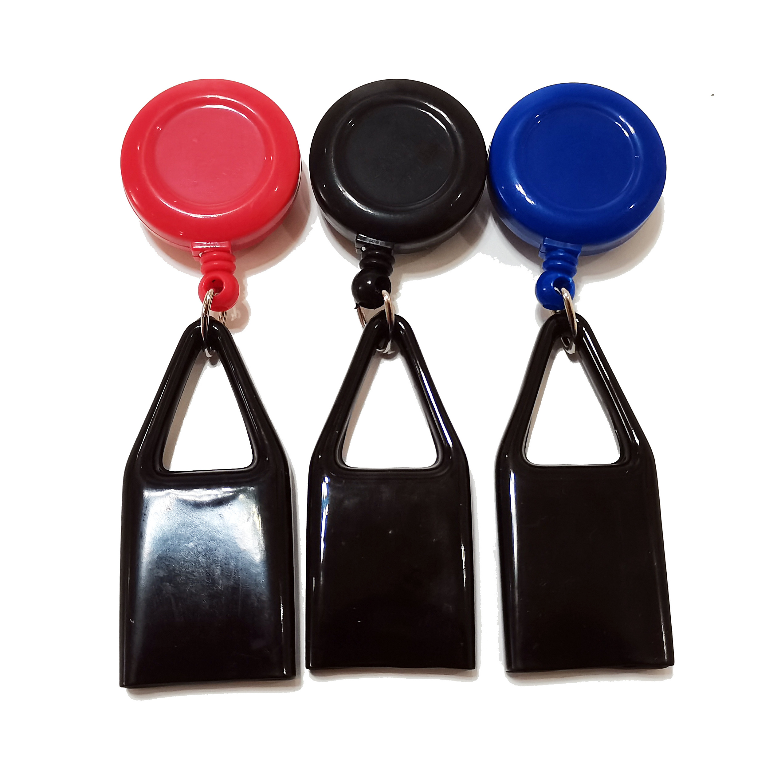 wholesale smoke accessories round mini premium retractable keychain clipper safe clip holder lighter leash