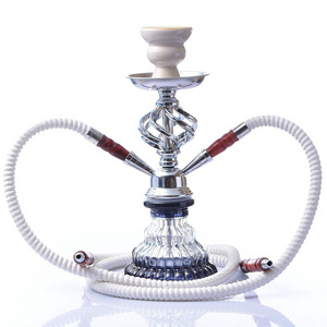 Smoking Accessories German Large Big Edelstahl Nargile Deluxe Glass Stainless Steel Narguile Chicha Shisha Hookah