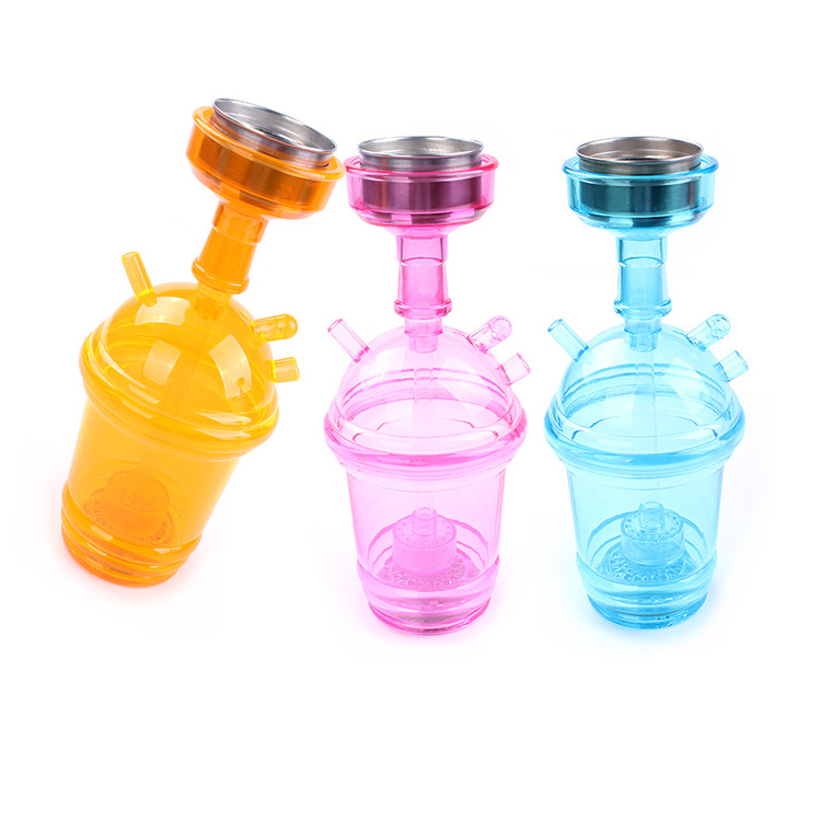 High Quality Cheap Wholesale Frosted Plastic Car Led Hookah Light Portable