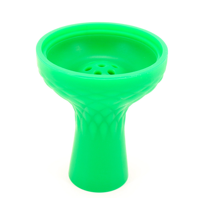 Silica Gel rubber Hookah Accessories 7 Holes Hookah Head Phunnel Shisha Narguile Silicone Hookah Bowl