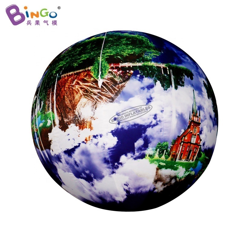 Hanging Inflatable Planet Earth Balloon LED Inflatable Costume Ball Giant Inflatable Earth Globe Balloon