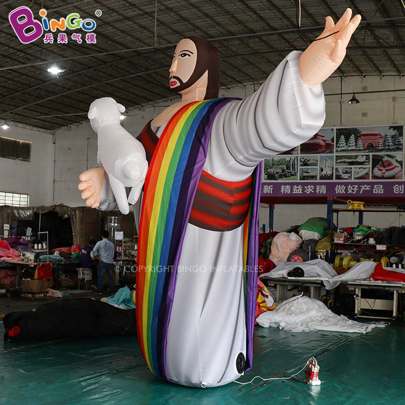 Factory Wholesale Realistic Giant Inflatable Jesus Advertising Inflatables Cartoon Model For Outdoor Events Decoration