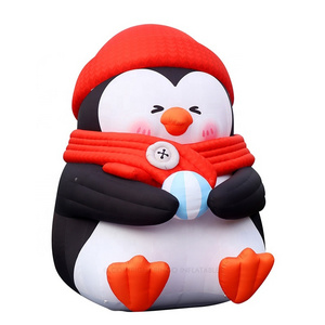 2024 Bingo Inflatable Advertising Cartoon Penguin Toys Outdoor Decoration Giant Inflatable Penguin