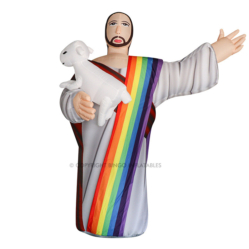 Factory Wholesale Realistic Giant Inflatable Jesus Advertising Inflatables Cartoon Model For Outdoor Events Decoration