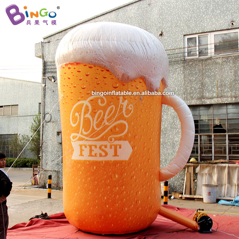 Hot Sale Customized Giant Inflatable Beer Mug Inflatable Model For Club Party Bar Advertising Decoration