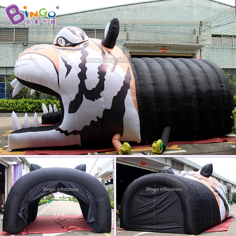 Factory custom made giant inflatable football tunnel tent inflatable mascot tunnel for football game