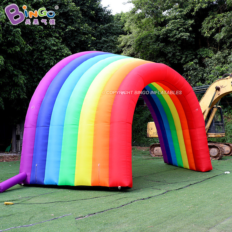 Inflatable Arch Events Custom Advertising Inflatable Entrance Arch Decoration Inflatable Rainbow Arch Led