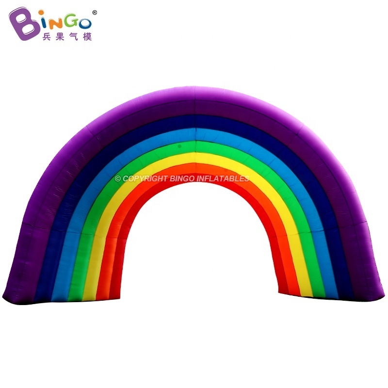 Inflatable Arch Events Custom Advertising Inflatable Entrance Arch Decoration Inflatable Rainbow Arch Led