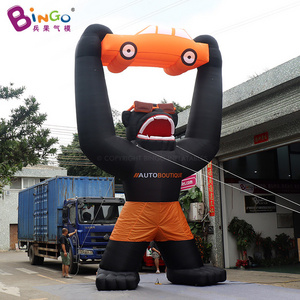 Bingo Personalized Large Gorilla Costume Inflatable Gorilla Car Cartoon Mascot Giant Oxford Inflatable Gorilla