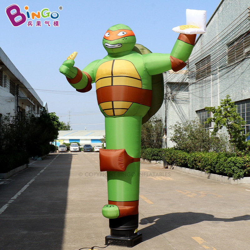 Customized Outdoor Advertising Turtle Air Dancer Inflatable Wave Man Giant Inflatable Air Dancer With Blower