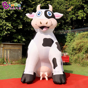 Huge Mascot Custom Carnival Giant Cow Inflatables Outdoor Events Promotion Advertising Inflatable Cow Balloons