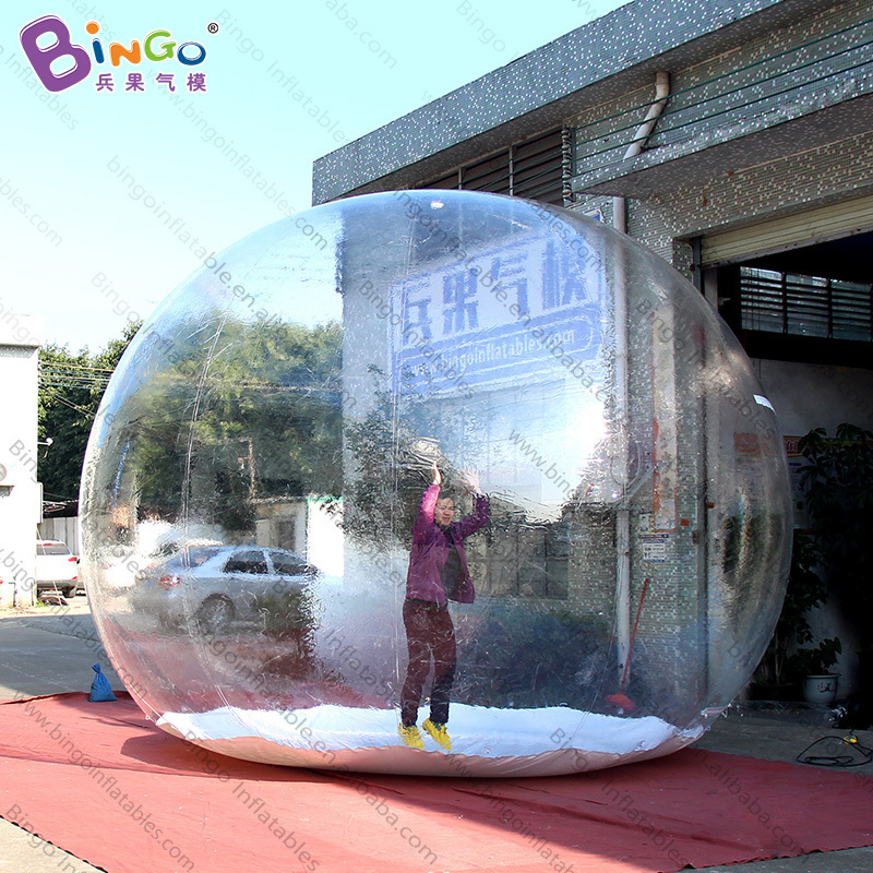 Christmas Snow Globe Photo Booth Giant Snow Globe Inflatable Bubble Balloons Giant Inflatable Lighted Snow Globe