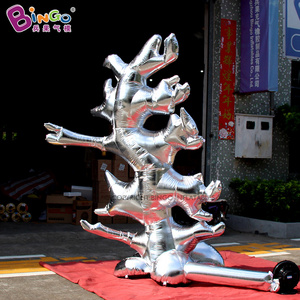 Bingo Newly Design Outdoor Artificial Silver Coral Decor Inflatable Coral For Garden Stage Decoration