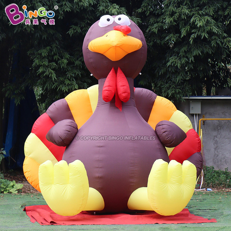 2024 Advertising Inflatables Mascot Cartoon Inflatable Chicken Toys Giant Inflatable Turkey Custom