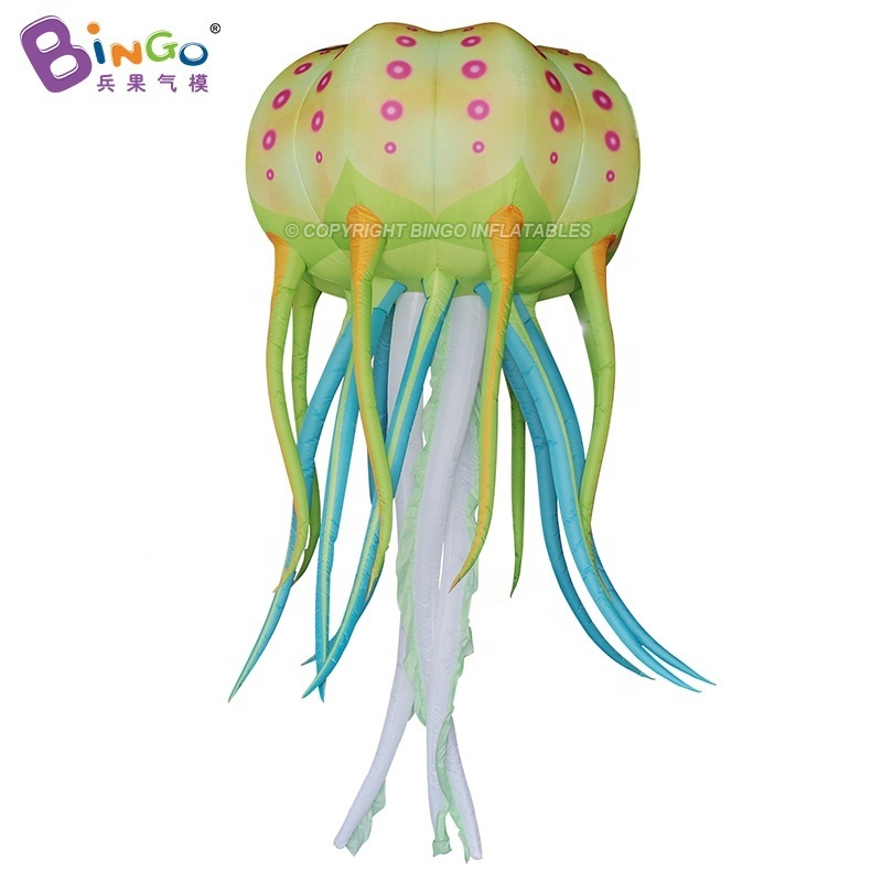 Bingo Inflatable Decorative Jellyfish Balloon Led Lighting Hanging Inflatable Jellyfish For Holiday Party Decoration