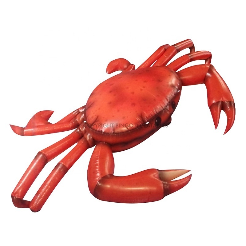 Bingo Decoration Inflatable Advertising Carb Model Inflatable Cartoon Toys Giant Inflatable Crab Balloon