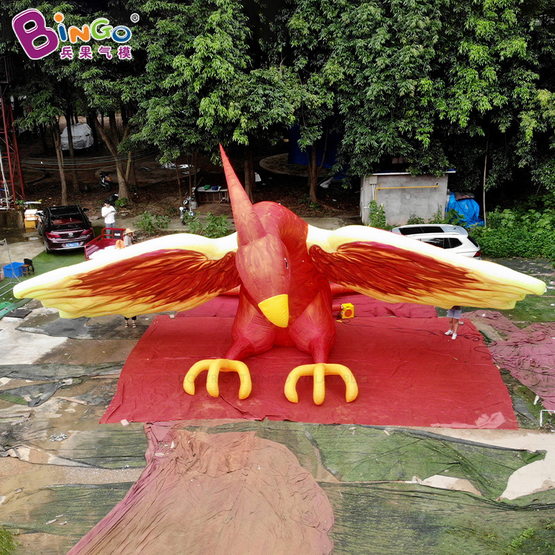 Flash Sale Giant Inflatable Phoenix Bird Mascot Model Doll For Decoration Inflatable Animal Toy