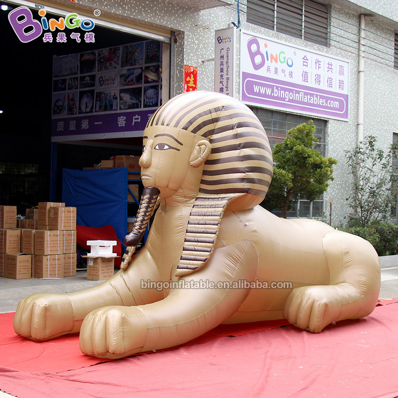 Custom made Sphinx inflatable human face lion 4.8x2x2.4m inflatable cartoon character balloons