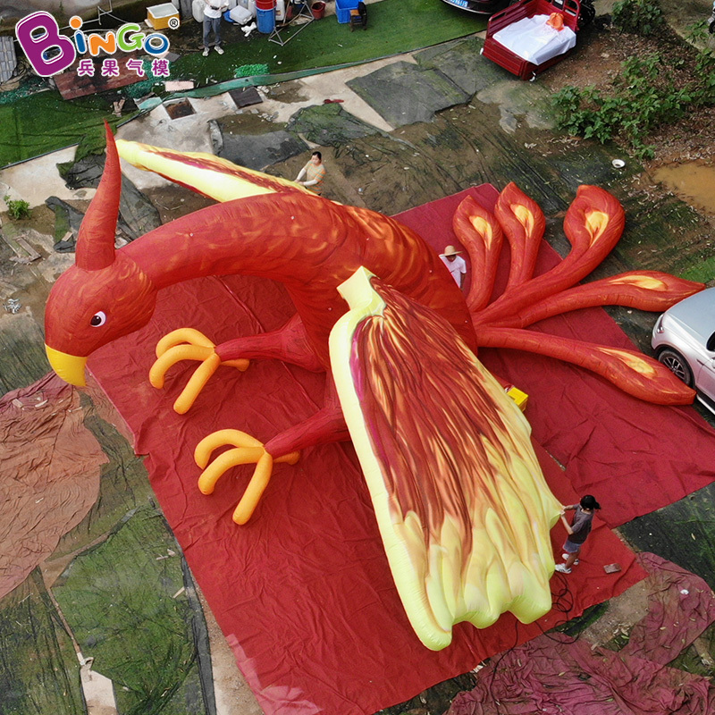 Flash Sale Giant Inflatable Phoenix Bird Mascot Model Doll For Decoration Inflatable Animal Toy