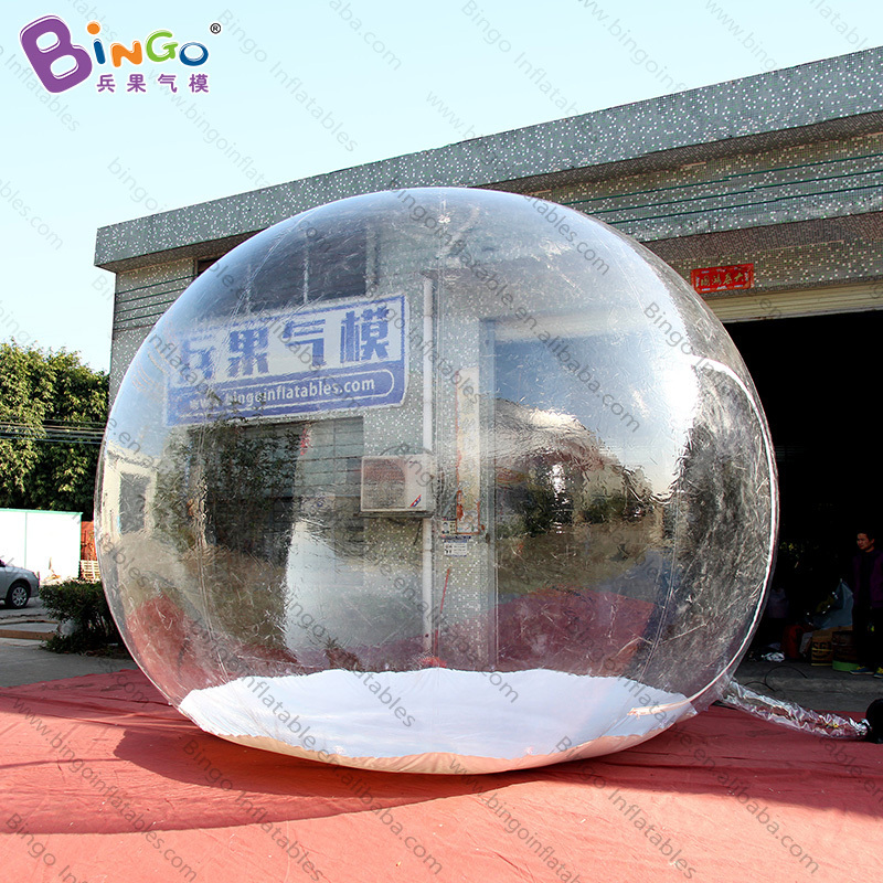 Christmas Snow Globe Photo Booth Giant Snow Globe Inflatable Bubble Balloons Giant Inflatable Lighted Snow Globe