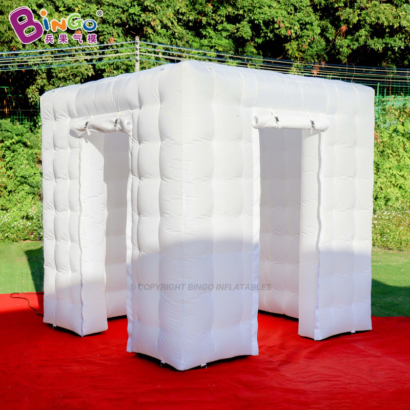 Event Party LED Inflatable Photo Booth Enclosure Camera Inflatable 360 Photo Booth Tent Nightclub