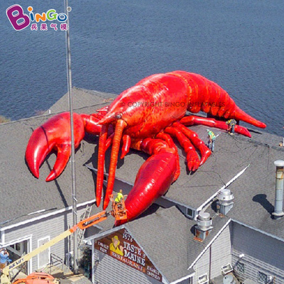 Bingo Outdoor Building Large Hanging Lobster Inflatable Led Lighting Lobster Giant Inflatable Lobster For Advertising