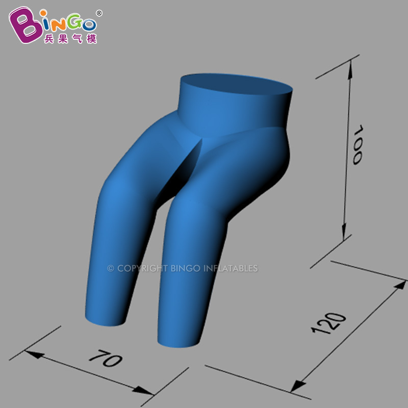 Customized Advertising Inflatable Gray Pants Commercial Inflatable Jeans Model For Display