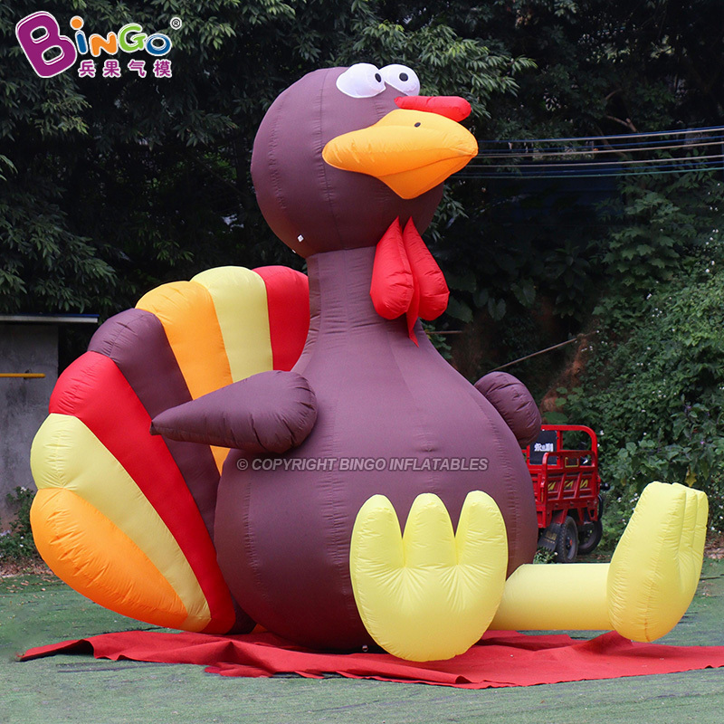 2024 Advertising Inflatables Mascot Cartoon Inflatable Chicken Toys Giant Inflatable Turkey Custom