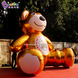 Bingo Inflatable Advertising Bear Costume Outdoor Christmas Plush Teddy Bear Suit Giant Inflatable Bear