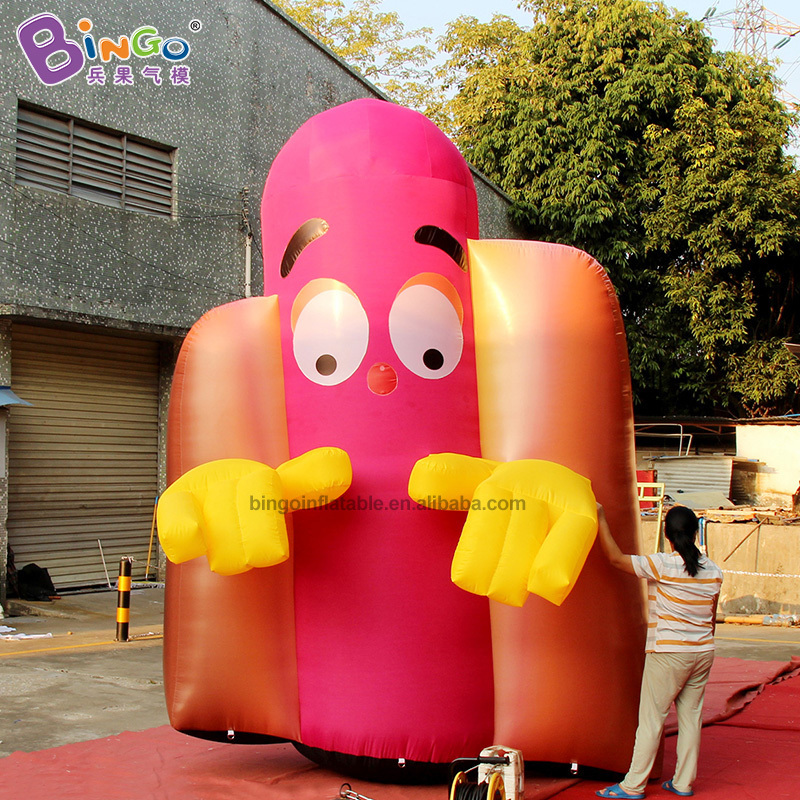 Wholesale Giant Inflatable Air Hot Dog Advertising Sausage Inflatable Decoration Dog Balloon