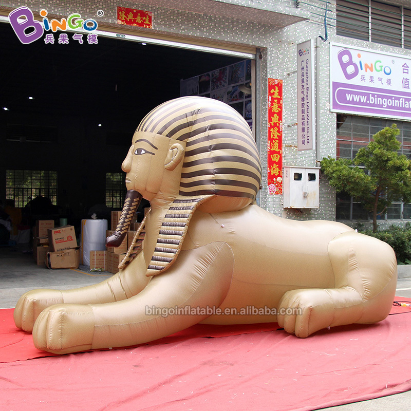 Custom made Sphinx inflatable human face lion 4.8x2x2.4m inflatable cartoon character balloons