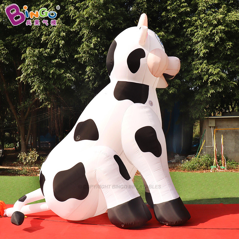 Huge Mascot Custom Carnival Giant Cow Inflatables Outdoor Events Promotion Advertising Inflatable Cow Balloons